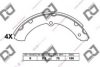 DJ PARTS BS1201 Brake Shoe Set